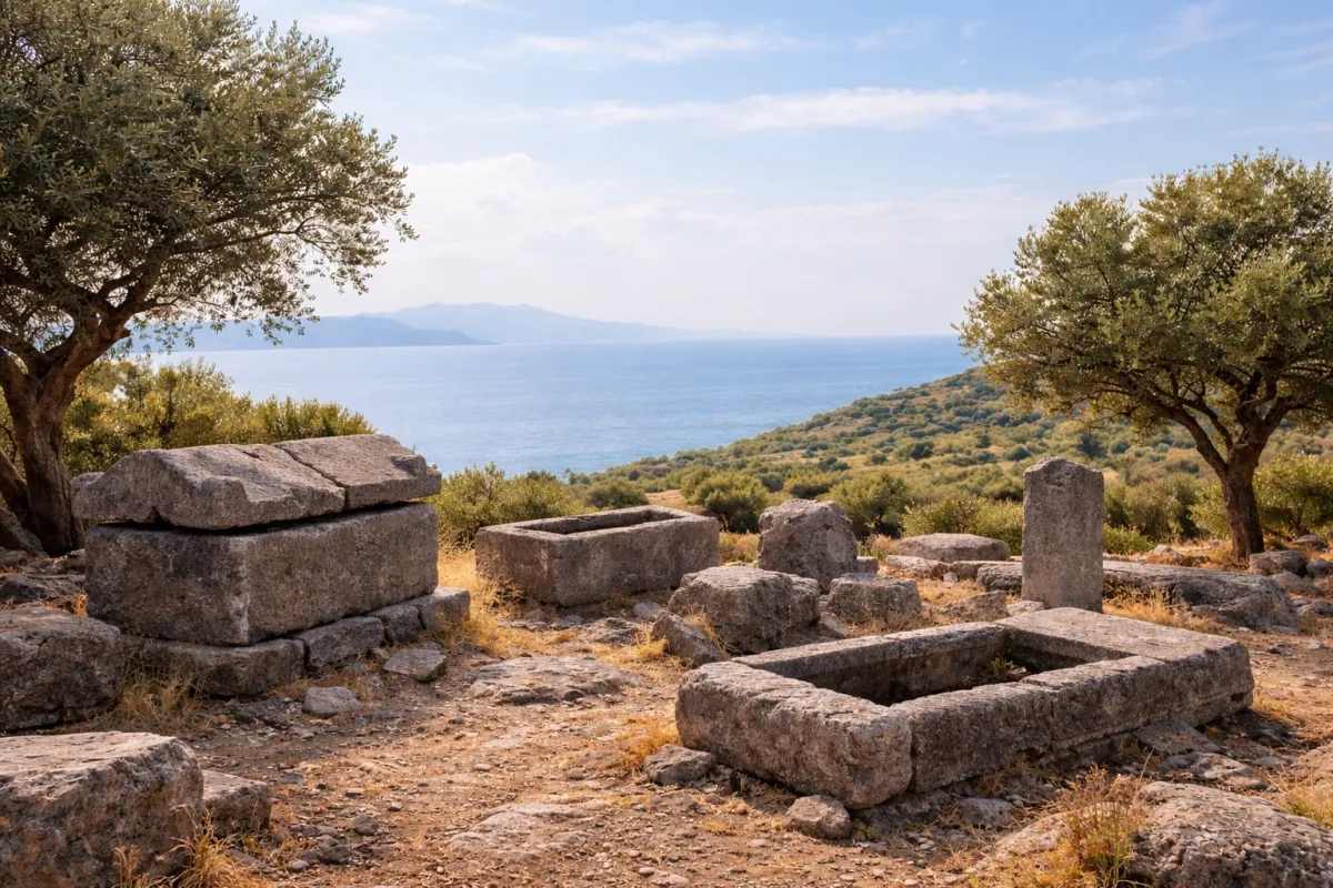 Assos Nekropolü: Taşların Arasında Saklı Bir Sessizlik