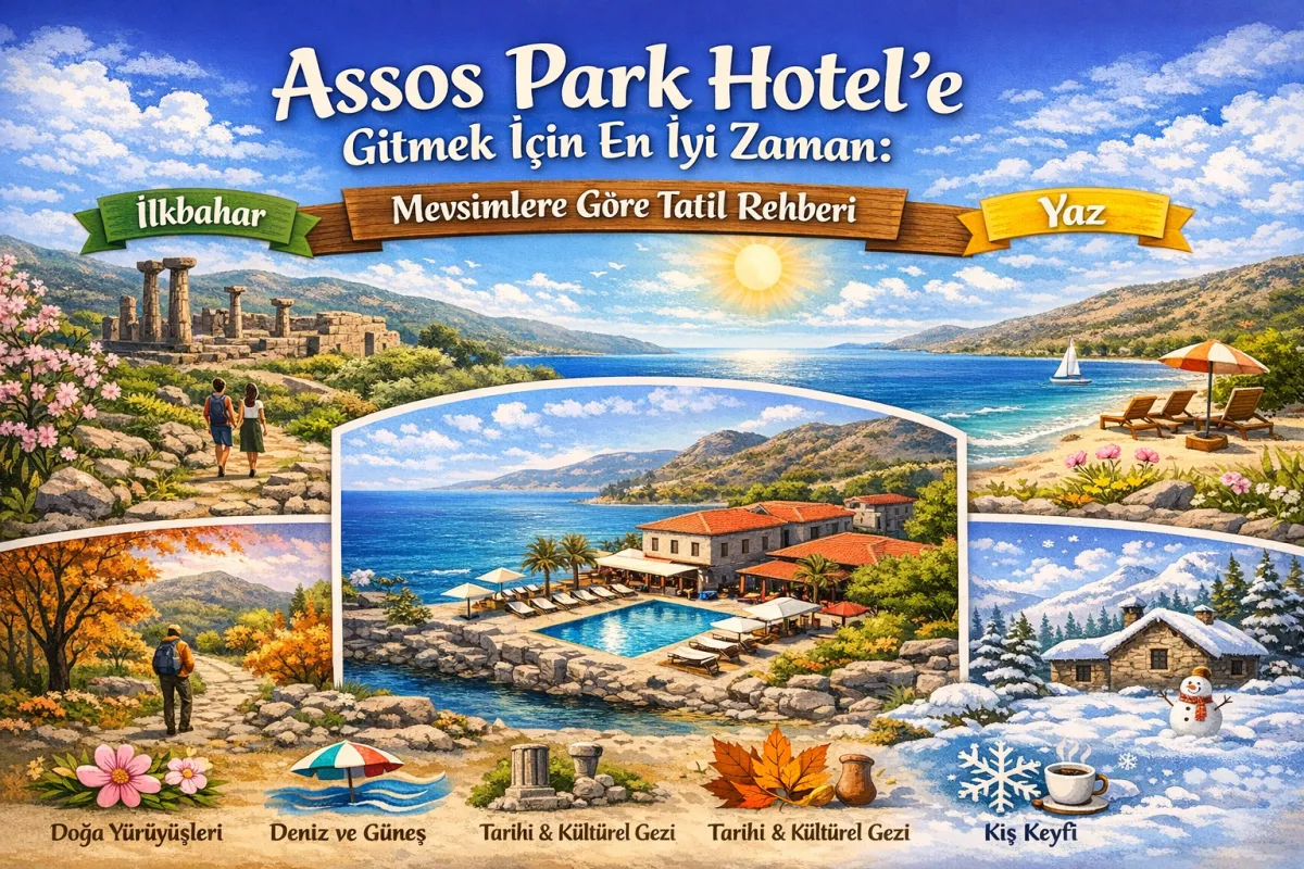 Assos Park Hotel’ e Gitmek İçin En İyi Zaman: Mevsimlere Göre Tatil Rehberi