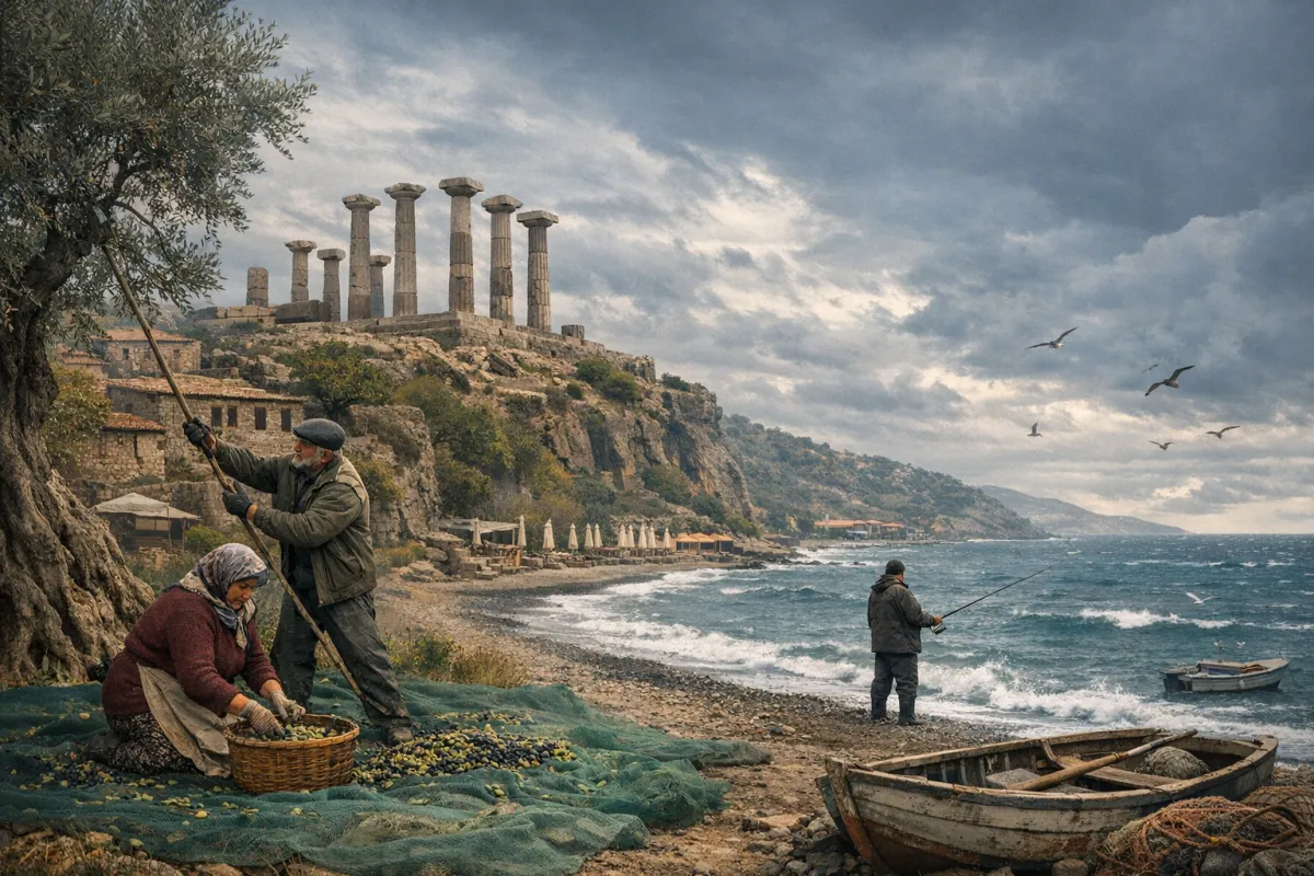 Assos’ta Kış Uykusu Doğa Dinlenirken Biz Ne Yapıyoruz?