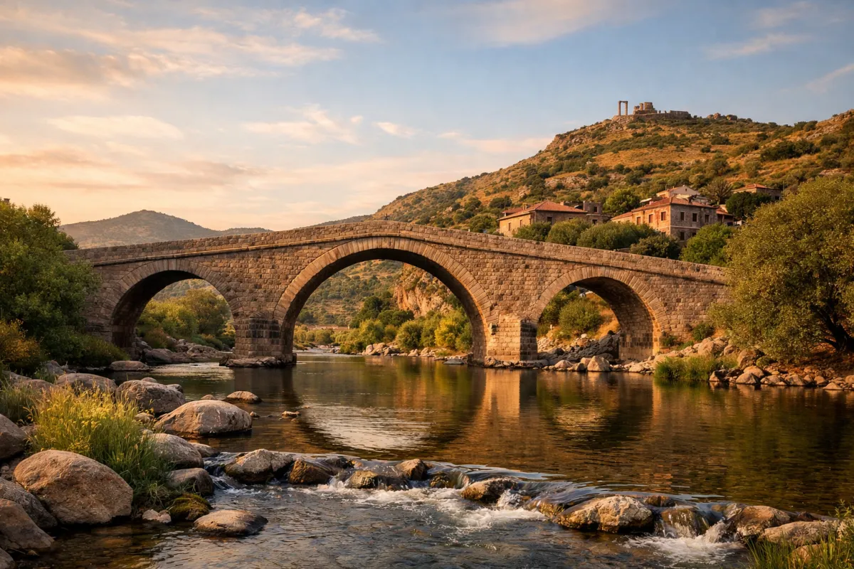 Assos Behramkale Hüdavendigar Köprüsü